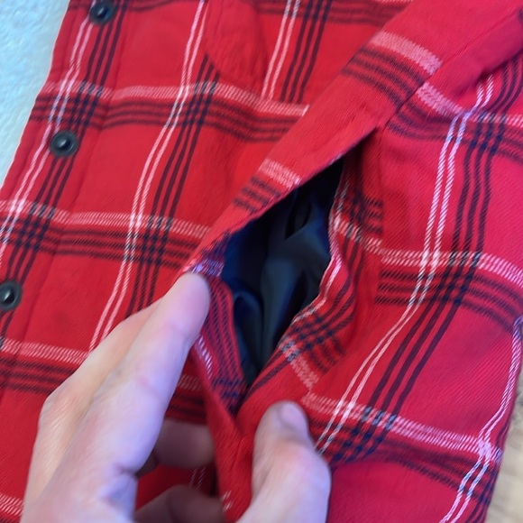 Lucky Brand flannel/fleece shacket medium - Picture 5 of 5